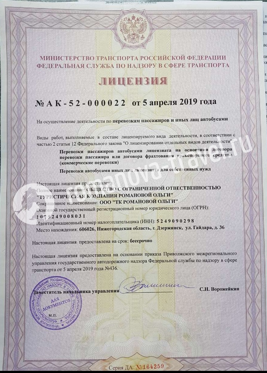 licence 2019